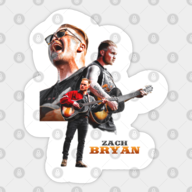 Zach Bryan Zach Bryan Sticker TeePublic